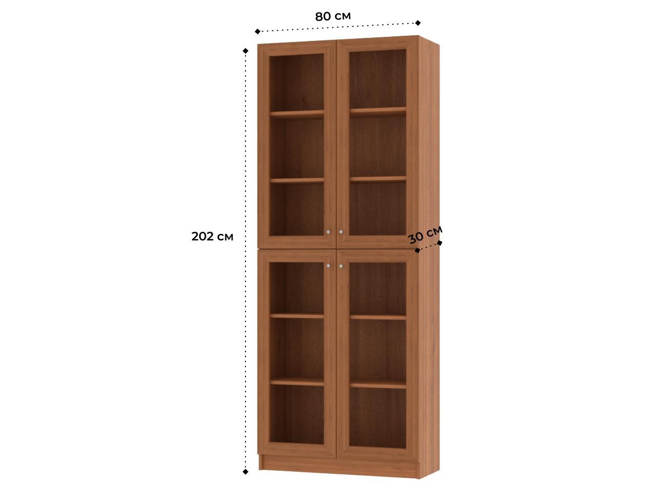 Книжный шкаф Билли 335 walnut guarneri ИКЕА (IKEA) изображение товара