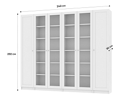 Изображение товара Книжный шкаф Билли 416 white ИКЕА (IKEA) на сайте adeta.ru