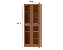 Изображение товара Книжный шкаф Билли 335 walnut guarneri ИКЕА (IKEA) на сайте adeta.ru